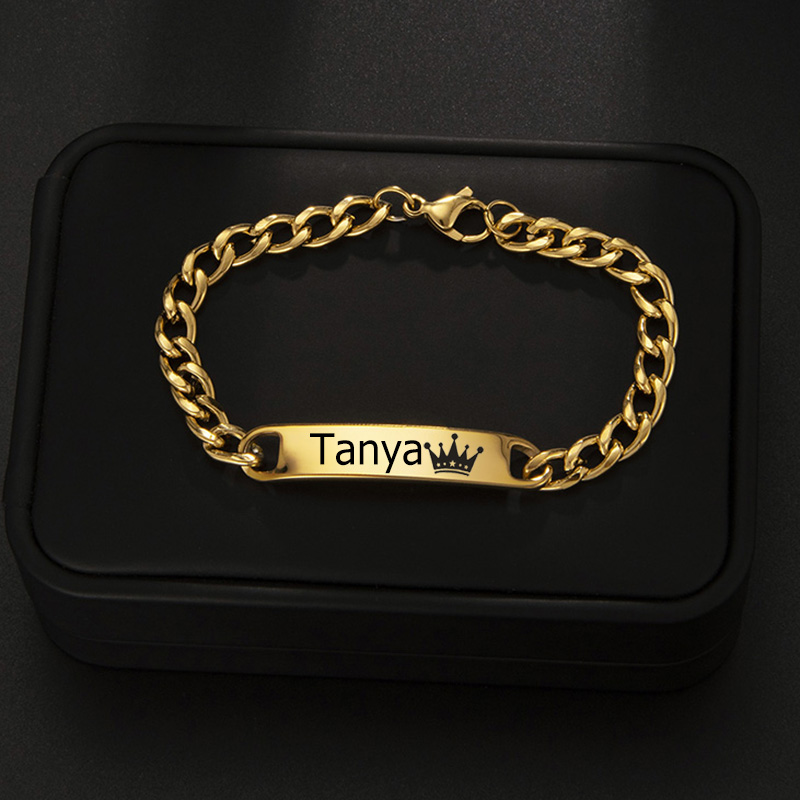 Personalized Stainless Steel E - Coordinates Bracelet 评论和价格