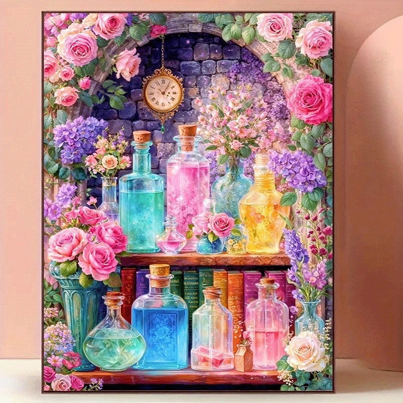 Diamond Painting Colorful Flow - Photo Mosaic Print 评论和价格